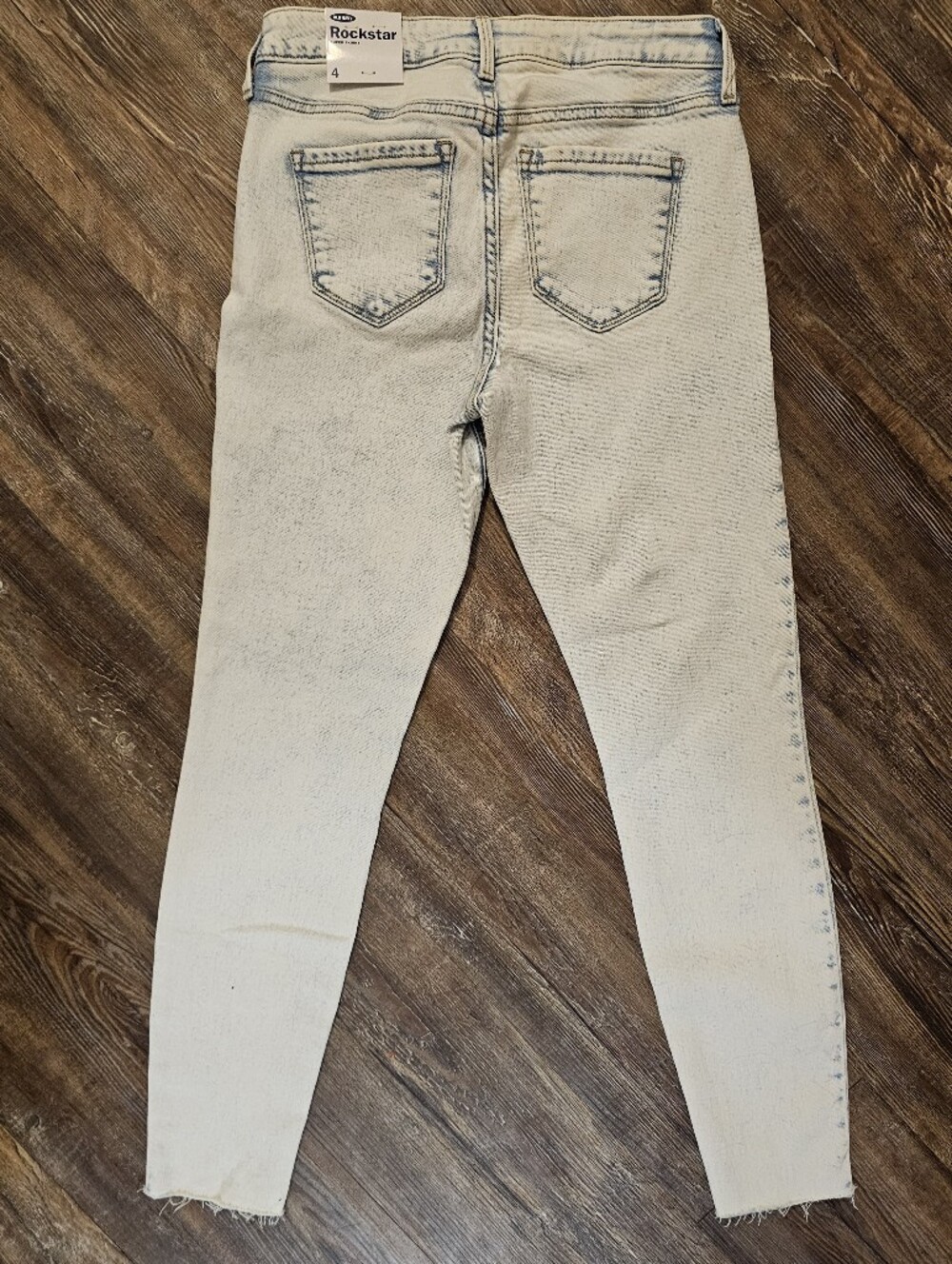 Old Navy ROCKSTAR Super Skinny Ankle Length Light Wash Denim Jeans - Picture 6 of 7